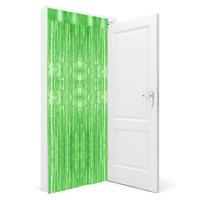 Funny Fashion Folie deurgordijn groen metallic 200 x 100 cm -