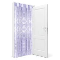 Funny Fashion Folie deurgordijn paars metallic 200 x 100 cm -