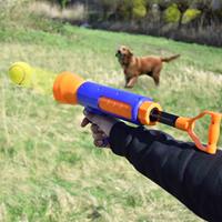 Dogs Collection Hundeball-shooter Blau/orange 2-teilig