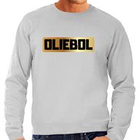 Bellatio Oliebol foute Oud en nieuw trui/ sweater blauw voor heren