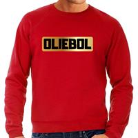 Bellatio Oliebol foute Oud en nieuw trui/ sweater rood voor heren
