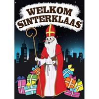 3x stuks deurposters Sinterklaas A1 formaat 59 x 84 cm -
