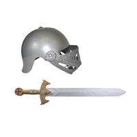 Ridder verkleed set helm en zwaard -