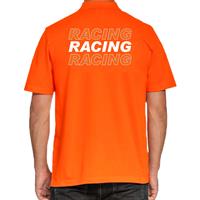 Bellatio Racing supporter / race fan polo shirt oranje voor heren