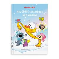 YourSurprise Boek met naam en foto - Woezel & Pip - Winterboek - XL boek (Hardcover)