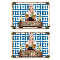 Papieren placemats Oktoberfest 50x stuks -