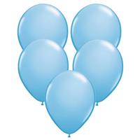 Bellatio Lichtblauwe ballonnen 100x stuks -