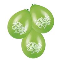 18x stuks groene St. Patricks Day thema ballonnen 25 cm -