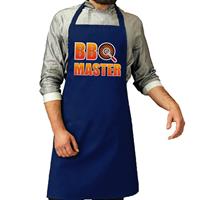 Bellatio BBQ Master barbeque schort /keukenschort kobalt blauw voor heren