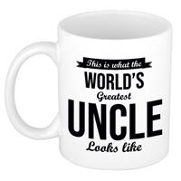 Bellatio Worlds Greatest Uncle / oom cadeau koffiemok / theebeker 300 ml -
