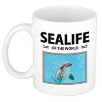Bellatio Dolfijn mok met dieren foto sealife of the world -