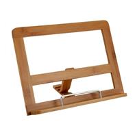 Tablet/iPad houder van bamboe hout 32 cm -