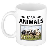 Bellatio Kudde koeien mok met dieren foto farm animals -