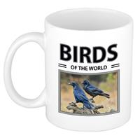 Bellatio Raven mok met dieren foto birds of the world -