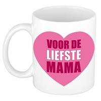 Bellatio Moederdag mok / beker voor de liefste mama 300 ml -