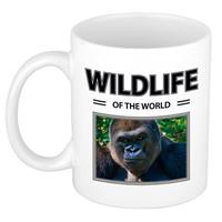 Bellatio Gorilla apen mok met dieren foto wildlife of the world -