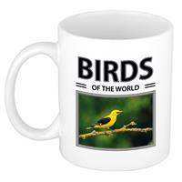 Bellatio Wielewaal vogels mok met dieren foto birds of the world -
