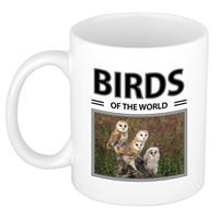 Bellatio Kerkuilen mok met dieren foto birds of the world -