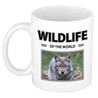 Bellatio Wolf mok met dieren foto wildlife of the world -