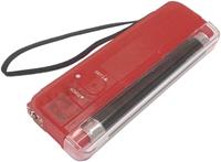 Velleman mini uv-lamp 162 x 55 mm batterij rood