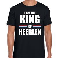Bellatio I am the King of Heerlen Koningsdag t-shirt zwart voor heren