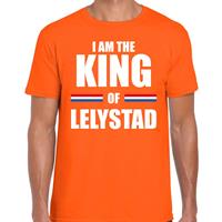 Bellatio I am the King of Lelystad Koningsdag t-shirt oranje voor heren