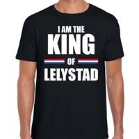 Bellatio I am the King of Lelystad Koningsdag t-shirt zwart voor heren