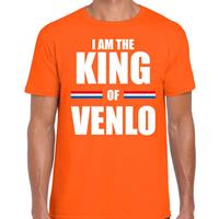 Bellatio I am the King of Venlo Koningsdag t-shirt oranje voor heren