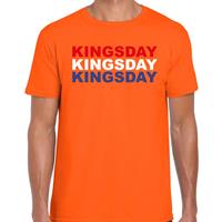 Bellatio Kingsday t-shirt oranje voor heren