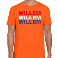 Bellatio Willem t-shirt oranje voor heren