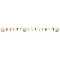 Procos Peppa Pig Buchstabenkette, 2m lang, Happy Birthday