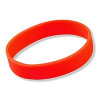 Siliconen armband rood -
