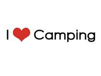 Proverdi GmbH Aufkleber - I love Camping - 30 cm
