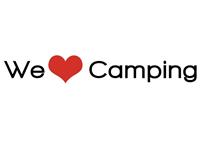 Proverdi GmbH Aufkleber - We love Camping - 30 cm