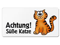 Proverdi GmbH Grafikschild - SÃ¼ÃŸe Katze mit individuellem Wunschtext