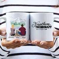 MyHappyMoments PÃrchen mit Katzen - Personalisierte Tasse