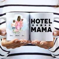 MyHappyMoments Mutter mit Kindern - Personalisierte Tasse