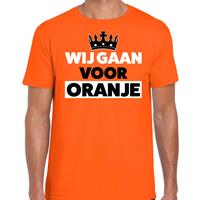 Bellatio Wij gaan voor oranje t-shirt oranje voor heren
