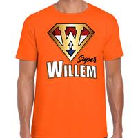 Bellatio Super Willem t-shirt oranje voor heren