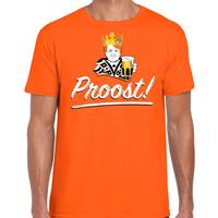 Bellatio Proost t-shirt oranje voor heren