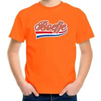 Bellatio Boefje sierlijke wimpel t-shirt oranje voor kinderen