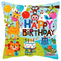 DeBallonnensite Happy Birthday Jungle ballon