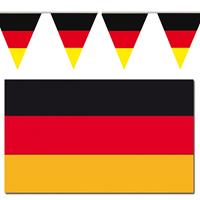 Versiering pakket vlaggen Duitsland voor binnen/buiten -