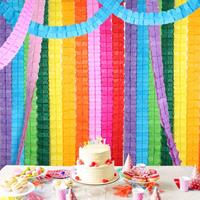 Fissaly 16 Stuks Papieren Slingers Verjaardag Versiering Gekleurd - Decoratie Happy Birthday Feest & Feestje