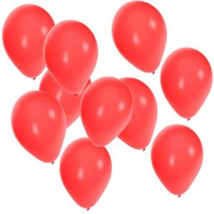 Bellatio Rode verjaardag of party ballonnen 50x stuks 27 cm -