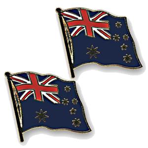 2x stuks supporters pin/broche/speldje vlag Australie 20 mm -