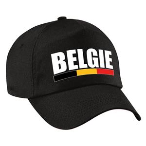 Bellatio Belgie landen pet/baseball cap zwart volwassenen -