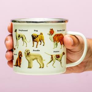 Gift Republic Dogs Enamel Mug