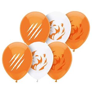 Haza 24x stuks oranje leeuw ballonnen 30 cm -
