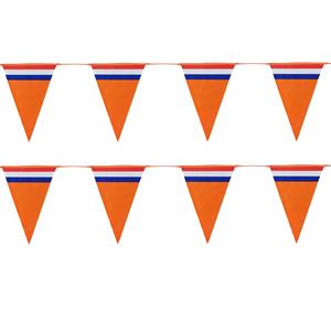 Bellatio Oranje Holland vlaggenlijnen - 2x stuks van 10 meter -